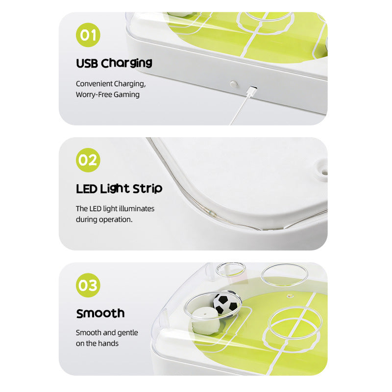 2026 World Cup Interactive Cat Soccer Toy | Motion-Activated Smart Pet Kicking Game, USB Rechargeable
